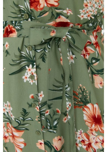 Yeni Rahat Casual Günlük Shally Dokuma Gömlek Yaka Kısa Kol A-Line Maxi Boy Büyük Beden Elbise modelleri