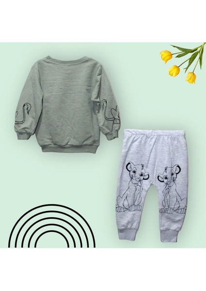 Hakuna Matata Mimiico Alt Üst Unisex Bebek Takımı