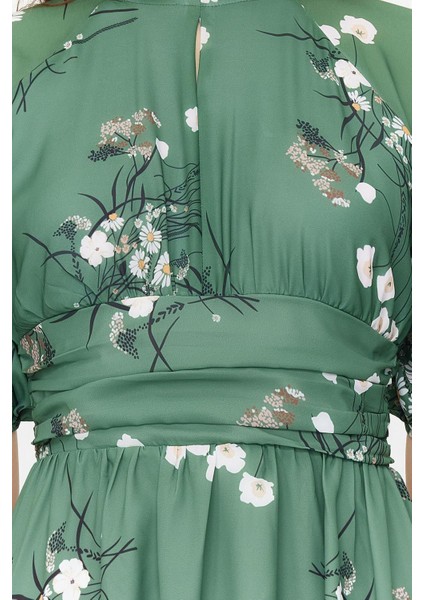 Yeni Regular Günlük Jessica Dokuma Bisiklet Yaka Truvakar Kol Kol A-Line Maxi Boy Tesettür Elbise indirimleri