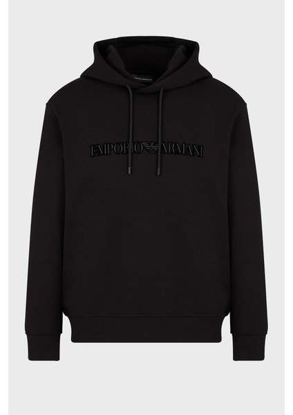 Streç Pamuklu Regular Fit Kapüşonlu Sweat Erkek Sweat 6D1M94 1jhsz 0035