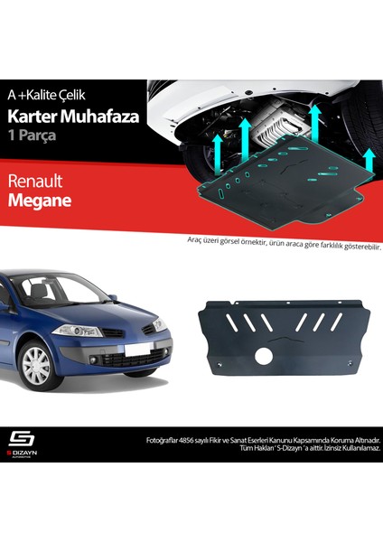 Renault Megane 2 Çelik Karter Muhafaza Koruma 2002-2008