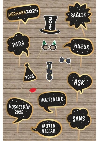 2025 Yılbaşı Yeni Yıl Partisi Konuşma Balonları