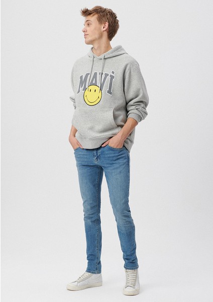 Leo Casual Puslu İndigo Mavisi Jean Pantolon 0076229574