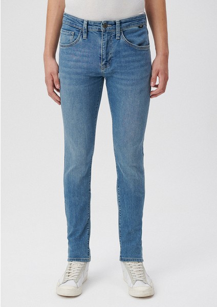 Leo Casual Puslu İndigo Mavisi Jean Pantolon 0076229574