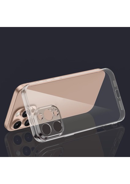iPhone 16 Pro Kapak ile Uyumlu Kamera Korumalı Süper Silikon Şeffaf Kılıf modelleri