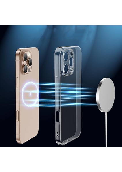 iPhone 16 Pro Kapak ile Uyumlu Kamera Korumalı Süper Silikon Şeffaf Kılıf fırsatları