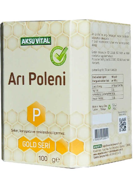 Arı Poleni 100 gr