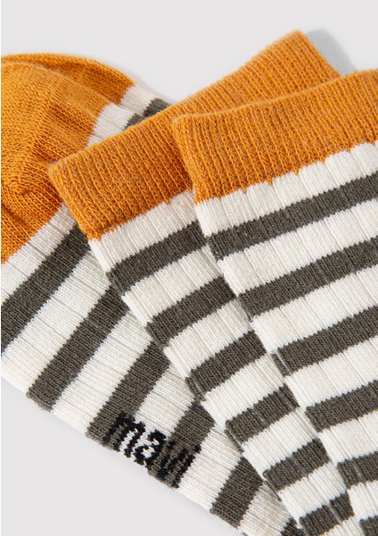 Çizgili Soket Çorap 1910907-19133 fiyatları