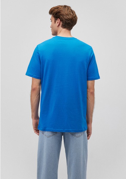 Mavi Logo Baskılı Mavi Tişört 066849-70913 fırsatları