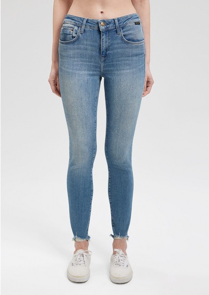 Tess Gold Premium İndigo Mavisi Jean Pantolon100328-84205 modelleri