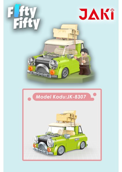 Jaki Maker Pop Tatil Arabası -JK8307(305 Parça) Oyuncak Yapım Seti