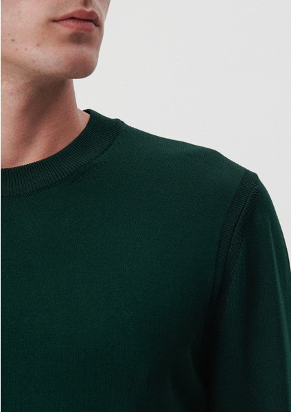 Bisiklet Yaka Yeşil Kazak0710137-85370 indirimleri