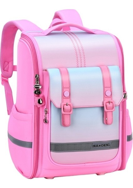 Ilkokul Öğrencilerinin Hepsi Bir Arada Okul Çantası, Aşınmaya Dayanıklı Çocuk Okul Çantası Erkek ve Kız Dekompresyon Omurga Koruma Sırt Çantası (Yurt Dışından)