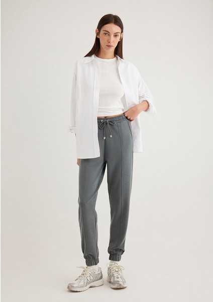 Lux Touch TENCEL TM Gri Modal Eşofman Altı 1600453-71598
