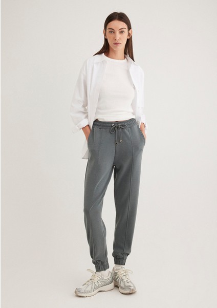 Lux Touch TENCEL TM Gri Modal Eşofman Altı 1600453-71598