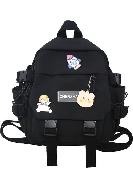 Rahat Düz Renk Sırt Çantası Kız Ortaokul ve Lise Öğrencisi Okul Çantası (Yurt Dışından)