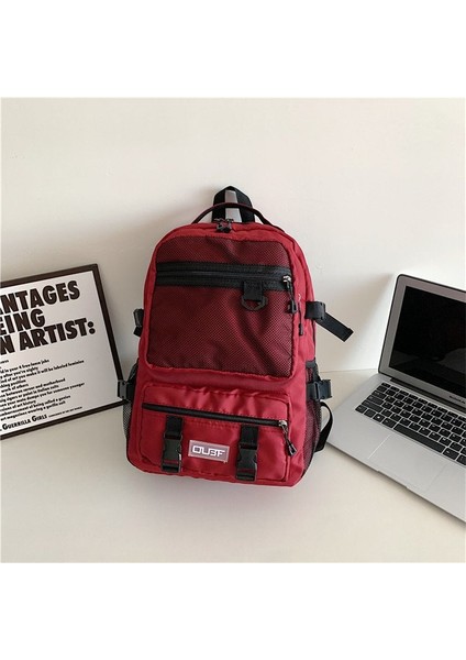 Ortaokul ve Lise Öğrencileri Için Çok Yönlü Iş Kıyafeti Tarzı Büyük Kapasiteli Bilgisayar Seyahat Sırt Çantası (Yurt Dışından)