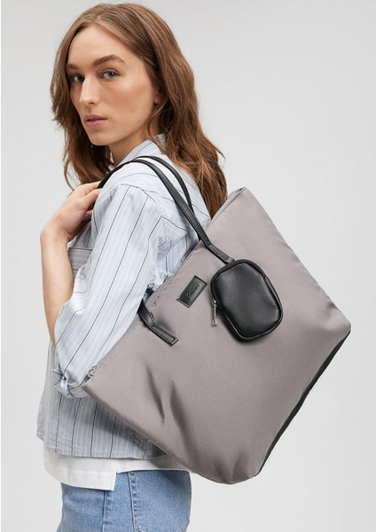 Gri Omuz Çantası 198698-82758