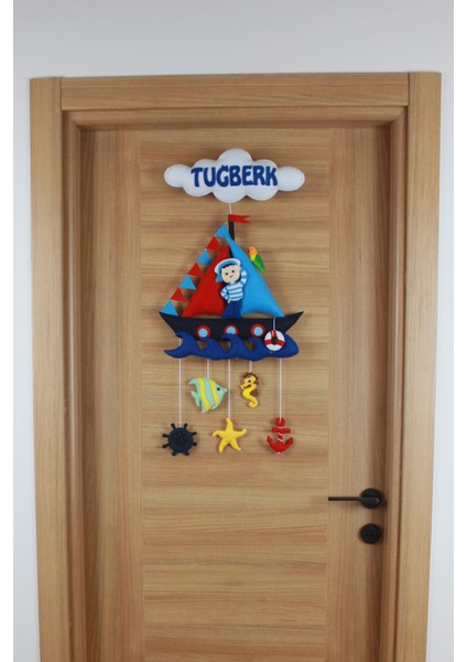 Tuğberk Isimli Denizci Bebek ve Hastane Odası Kapı Süsü fiyatları