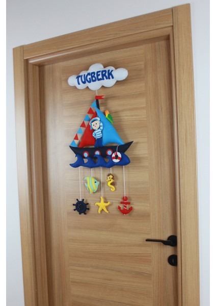 Tuğberk Isimli Denizci Bebek ve Hastane Odası Kapı Süsü modelleri