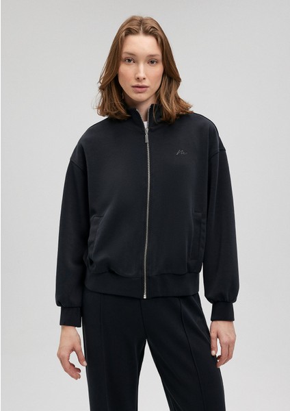 Sporty Lux Tencel TM Siyah Modal Sweatshirt1S10059-900