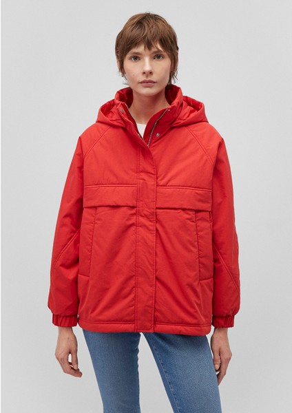 Kapüşonlu Kırmızı Ceket 1110348-70461 modelleri