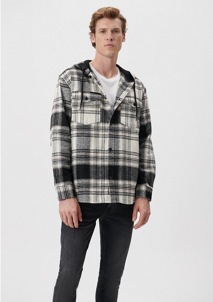 Kapüşonlu Kareli Gömlek0210997-86281 fiyatları