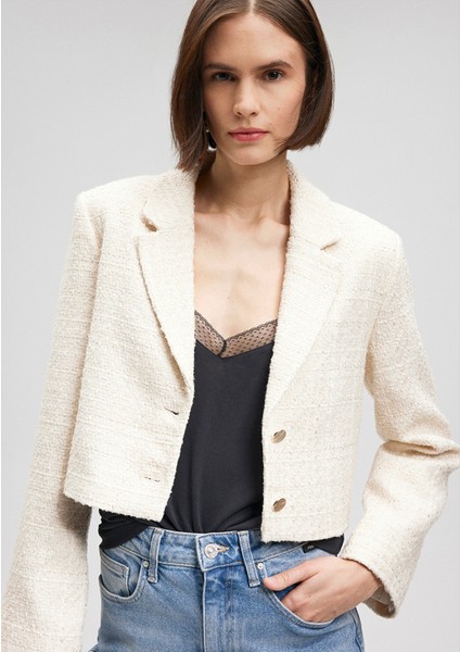 Beyaz Tüvit Ceket1110380-70057