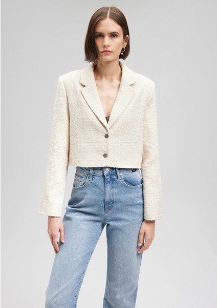 Beyaz Tüvit Ceket1110380-70057 modelleri