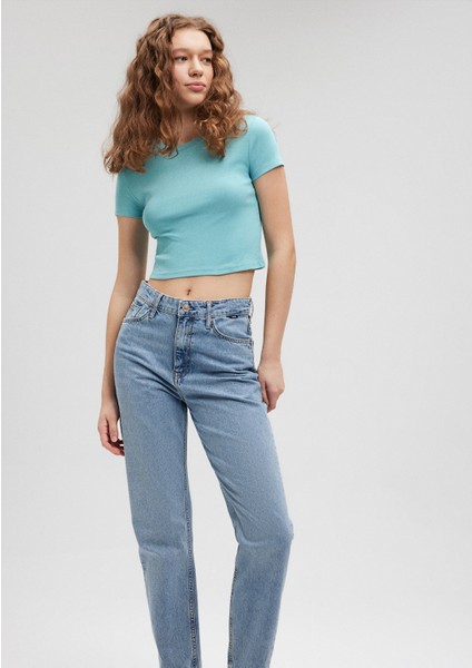 Yeşil Basic Tişört 1600814-71463