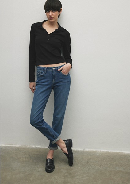 Ada Mavi Premium Vintage İndigo Mavisi Jean Pantolon1020586628
