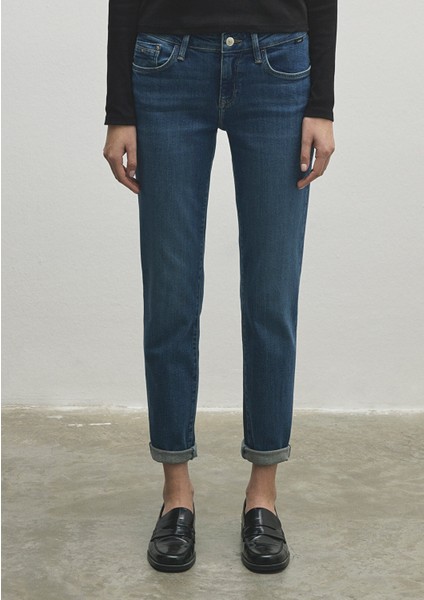 Ada Mavi Premium Vintage İndigo Mavisi Jean Pantolon1020586628 modelleri