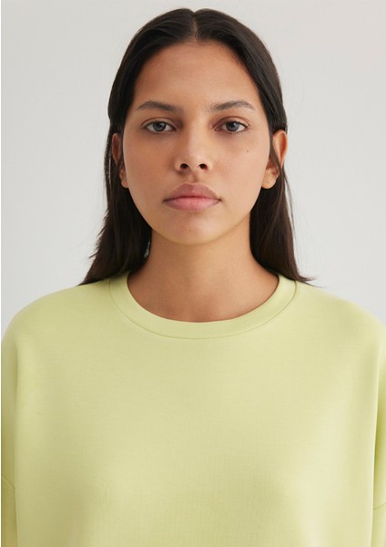 Lux Touch Yeşil Modal Sweatshirt 168837-71498