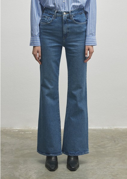 Los Angeles Classic Denim Indigo Mavisi Jean Pantolon 1010349-86463