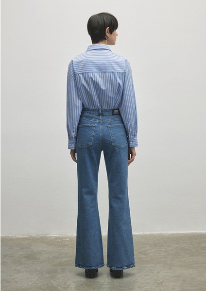 Los Angeles Classic Denim Indigo Mavisi Jean Pantolon 1010349-86463