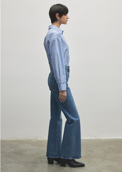 Los Angeles Classic Denim Indigo Mavisi Jean Pantolon 1010349-86463