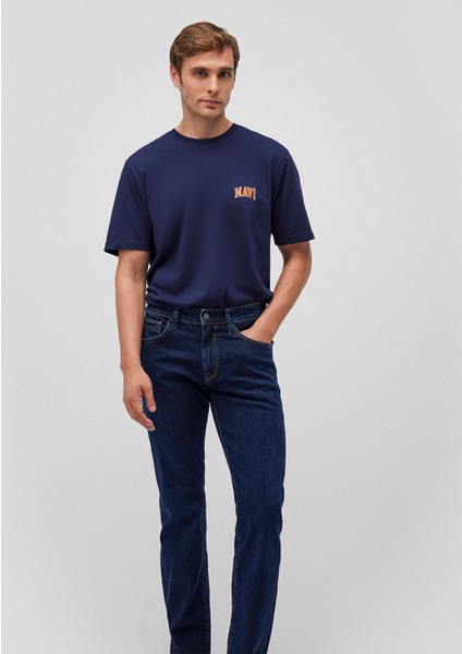 Mavi Logo Baskılı Lacivert Tişört 0611714-84371