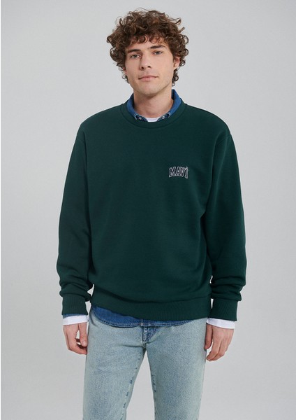 Mavi Logo Baskılı Yeşil Sweatshirt 0611716-81570 fiyatları