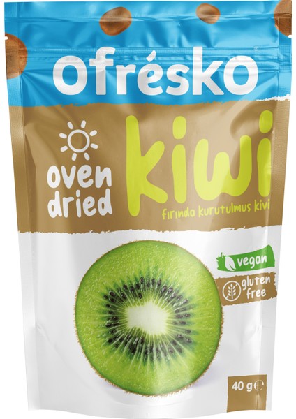 Fırında Kurutulmuş Kivi 40 G Doypack - Kuru Meyve