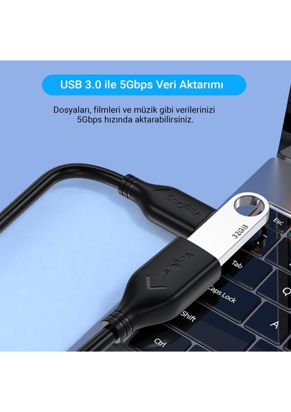 USB 3.0 Uzatma Kablosu 1 Metre