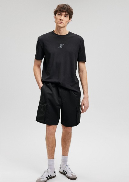 Siyah Kargo Şort 0410211-900 modelleri