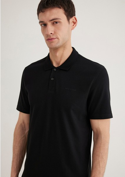Siyah TENCEL TM Polo Tişört 0611837-900