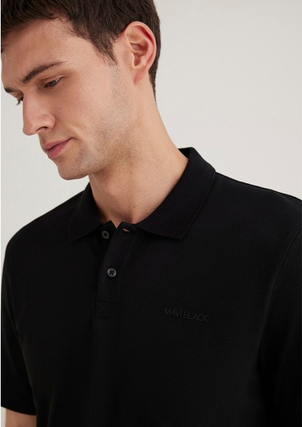 Siyah TENCEL TM Polo Tişört 0611837-900