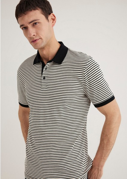 Mavi Black Çizgili Polo Tişört 0611843-70055 fiyatları