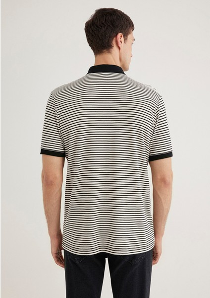 Mavi Black Çizgili Polo Tişört 0611843-70055 fırsatları