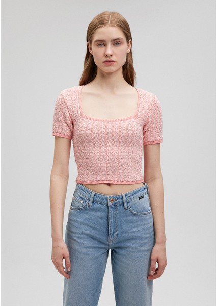 Crop Pembe Triko Top1710424-71247 fırsatları