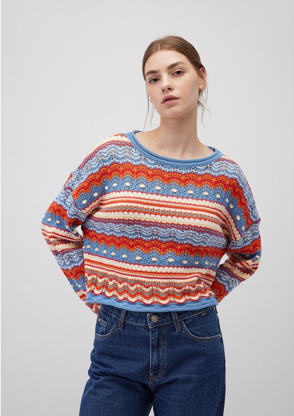 Jakarlı Kırmızı KAZAK1710154-70460 fiyatları