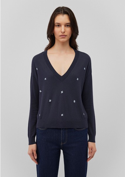 V Yaka Lacivert Kazak 1710507-86623 modelleri