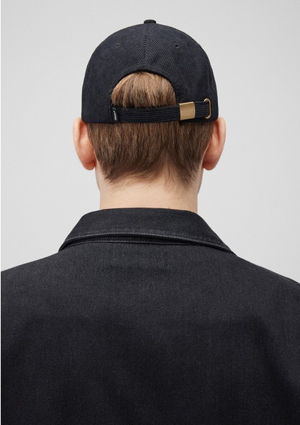 M Logo Baskılı Siyah Kadife Şapka 0911526-900 fiyatları