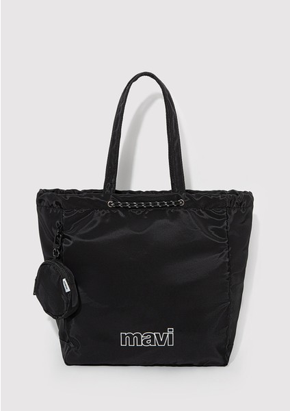 Mavi Logo Detaylı Siyah Omuz Çantası 1911306-900 fiyatları